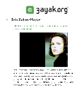 3Ayak (turquie) - Novembre 2006
Traduction sommaire de l'article :
Erick Seban-Meyer, jeune photographe fran�ais
parisien a sur son site plus que des photos
et ses campagnes publicitaires... il nous
pr&eacute;sente son travail sous forme de vid&eacute;o-clips
d'o&ugrave; l'orignalit&eacute; du site